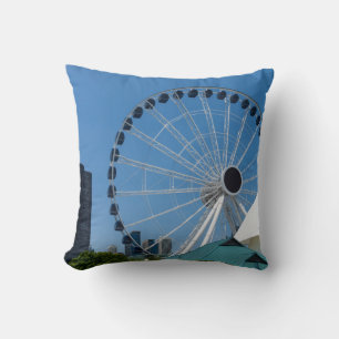 Centennial Ferris Wheel Throw Pillow