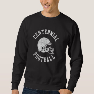Centennial Football Throwback Football Helmet Retr Sweatshirt