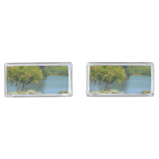 Centennial Lake in Ellicott City Maryland Cufflinks (Front)