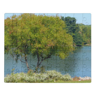 Centennial Lake in Ellicott City Maryland Jigsaw Puzzle