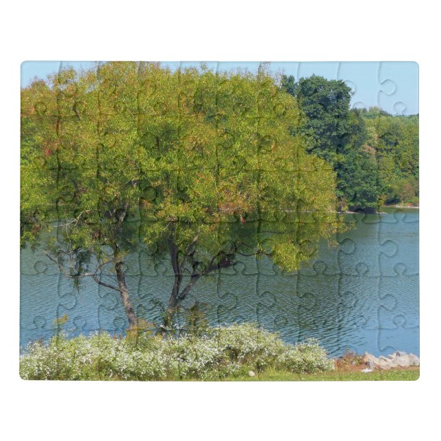 Centennial Lake in Ellicott City Maryland Jigsaw Puzzle (Puzzle Horizontal)