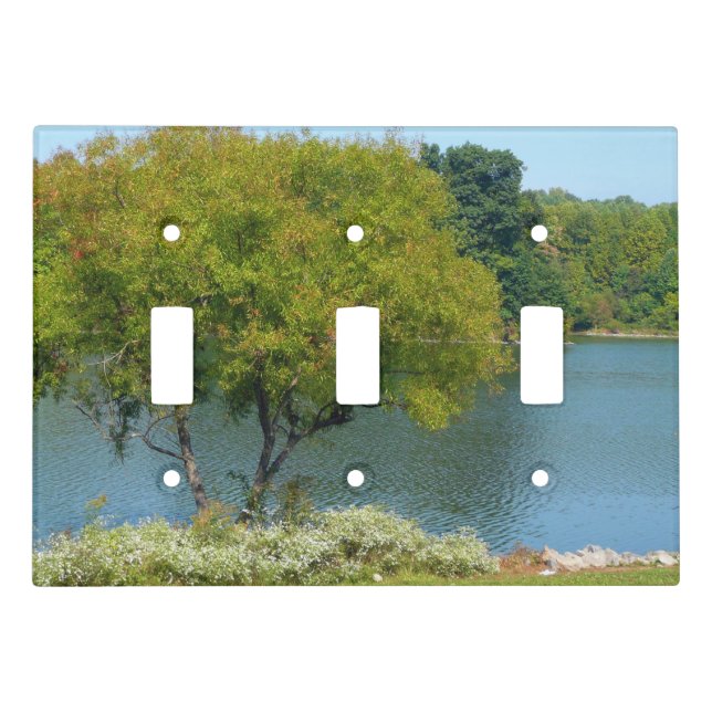 Centennial Lake in Ellicott City Maryland Light Switch Cover (Front)
