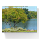 Centennial Lake in Ellicott City Maryland Paperweight
