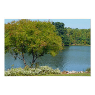 Centennial Lake in Ellicott City Maryland Poster