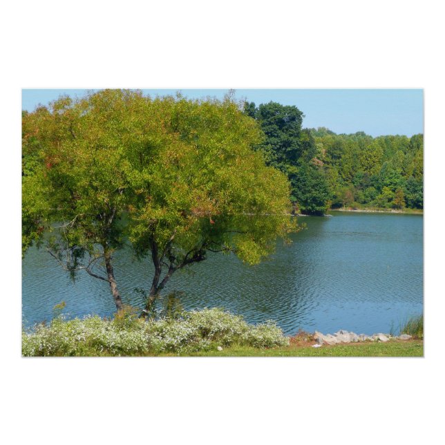Centennial Lake in Ellicott City Maryland Poster (Front)