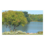 Centennial Lake in Ellicott City Maryland Rectangular Sticker