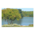 Centennial Lake in Ellicott City Maryland Rectangular Sticker