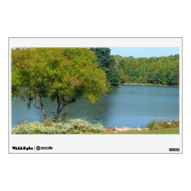 Centennial Lake in Ellicott City Maryland Wall Decal (Front)
