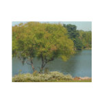 Centennial Lake in Ellicott City Maryland Wood Poster
