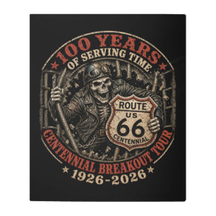Centennial Mother Road Biker Rebellion Metal Print