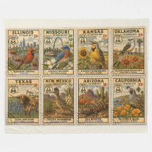 Centennial Mother Road Botanical Stamp