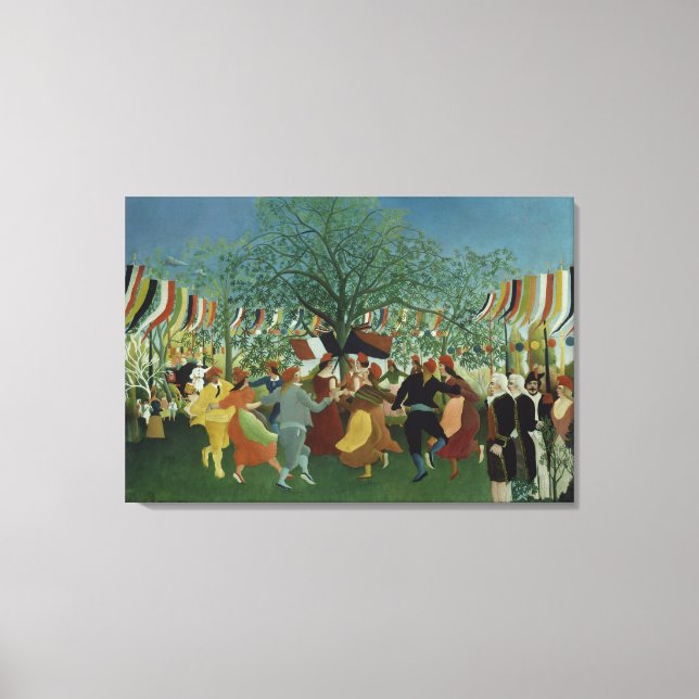 Centennial of Independence by Henri Rousseau Canvas Print (Front)
