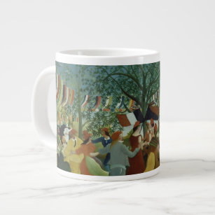 Centennial of Independence by Henri Rousseau Large Coffee Mug