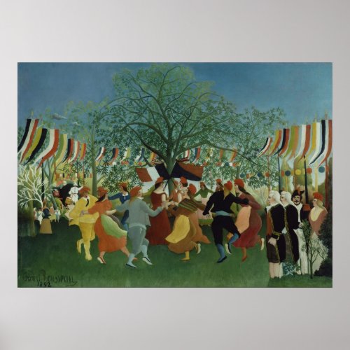 Centennial of Independence by Henri Rousseau Poster