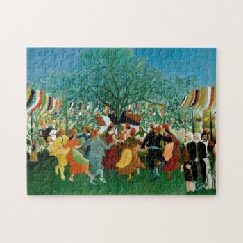 Centennial Of Independence Henri Rousseau Painting Jigsaw Puzzle by Then_Is_Now at Zazzle