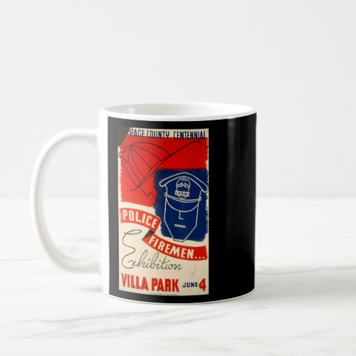 Centennial Police Firemen Exhibition Retro Vintage Coffee Mug