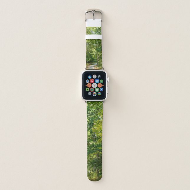 Centennial Wooded Path I Ellicott City Nature Apple Watch Band (Front)