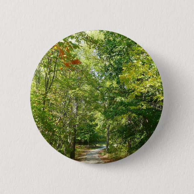 Centennial Wooded Path I Ellicott City Nature Button (Front)