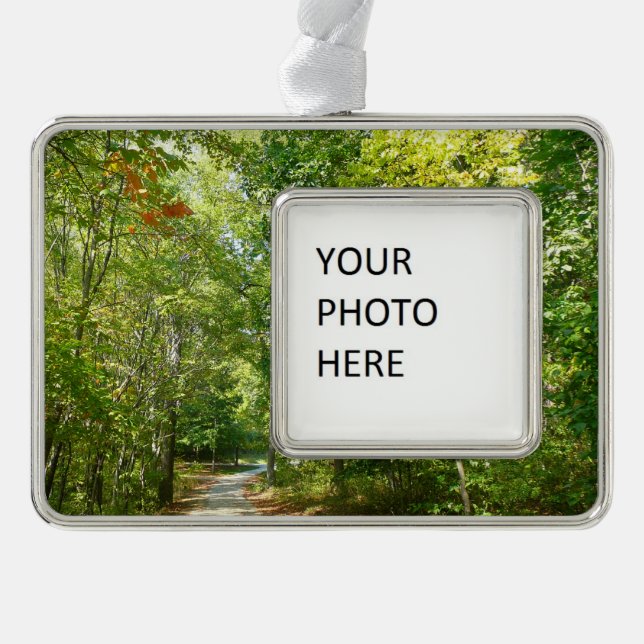 Centennial Wooded Path I Ellicott City Nature Christmas Ornament (Front)