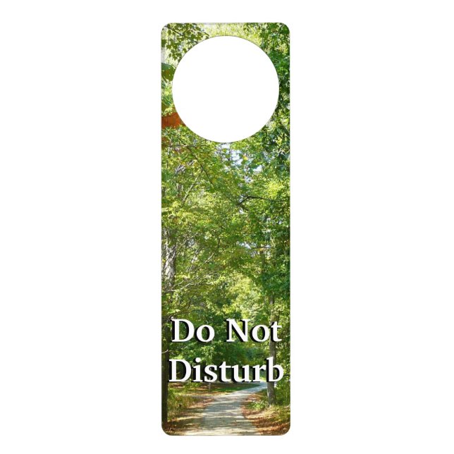 Centennial Wooded Path I Ellicott City Nature Door Hanger (Front)