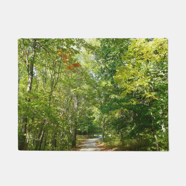 Centennial Wooded Path I Ellicott City Nature Doormat (Front)