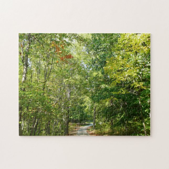 Centennial Wooded Path I Ellicott City Nature Jigsaw Puzzle (Horizontal)