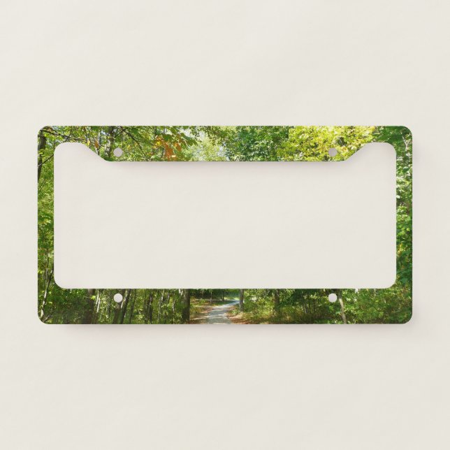 Centennial Wooded Path I Ellicott City Nature License Plate Frame (Front)