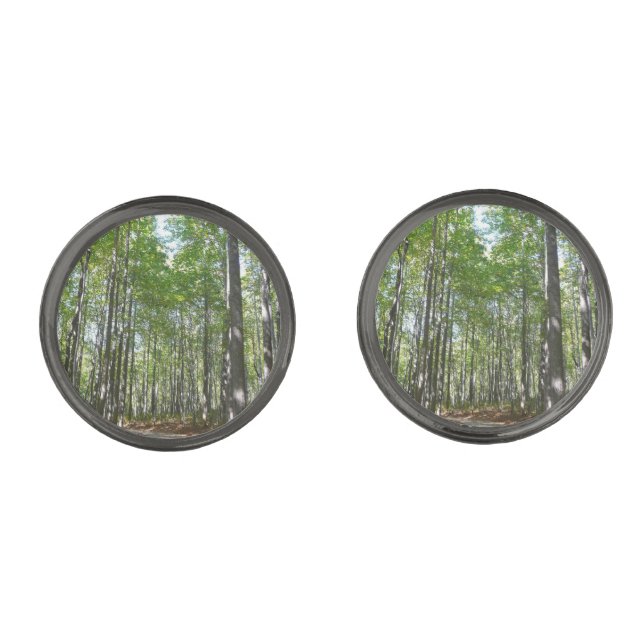 Centennial Wooded Path II Ellicott City Maryland Cufflinks (Front)