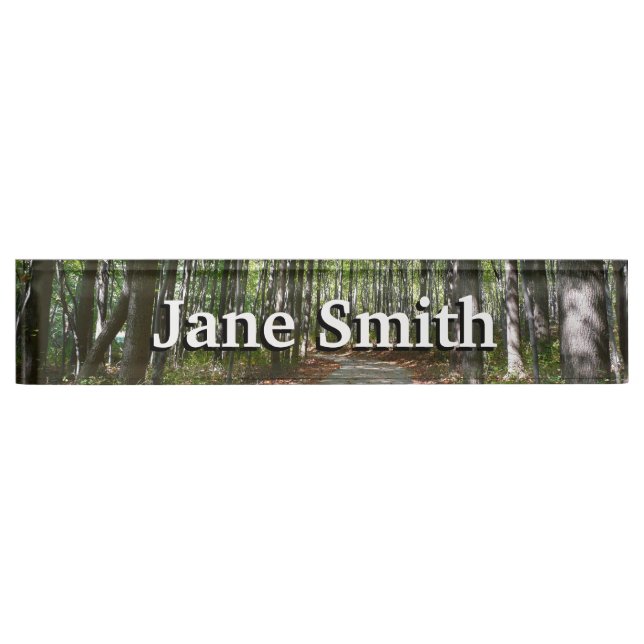 Centennial Wooded Path II Ellicott City Maryland Desk Name Plate (Front)