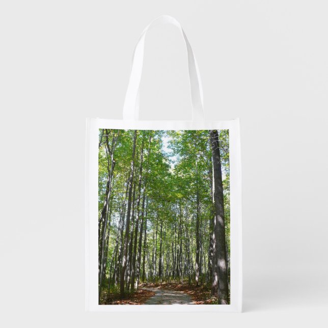 Centennial Wooded Path II Ellicott City Maryland Grocery Bag (Front)