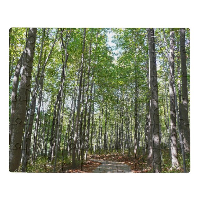 Centennial Wooded Path II Ellicott City Maryland Jigsaw Puzzle (Puzzle Horizontal)