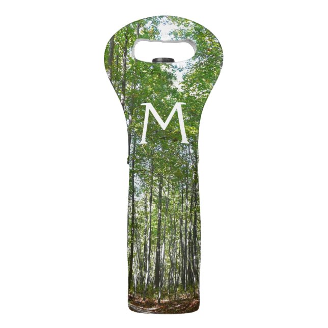 Centennial Wooded Path II Ellicott City Maryland Wine Bag (Front)
