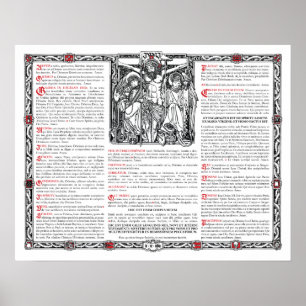 Center Altar Card Poster