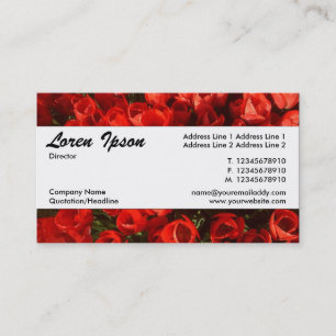 Center Band 034 - Tulips Business Card