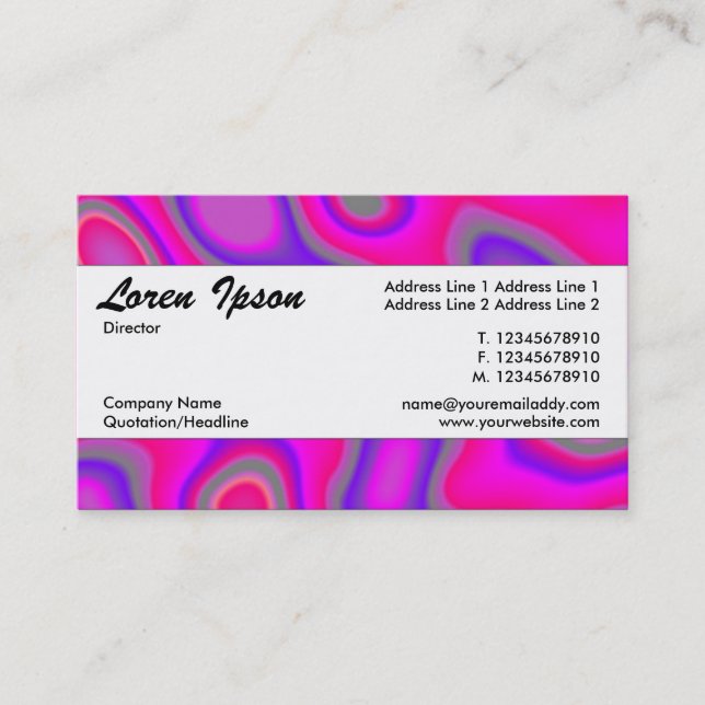 Center Band 041 Business Card (Front)