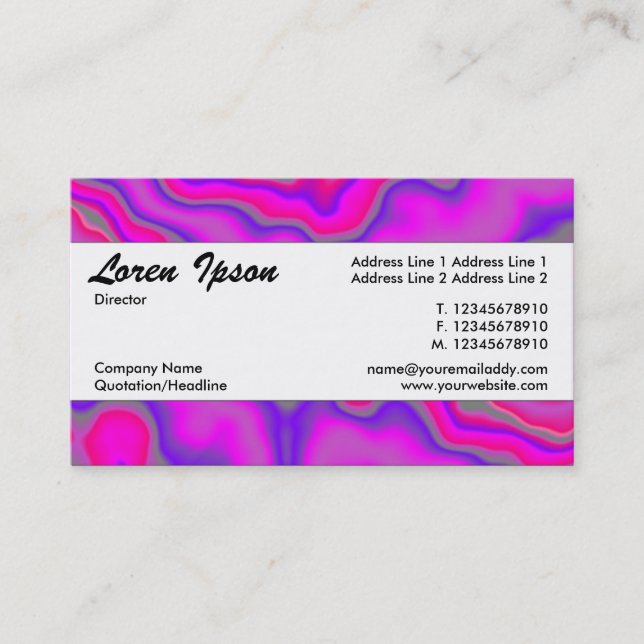 Center Band 042 Business Card (Front)