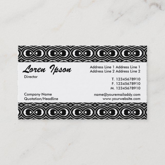 Center Band 048 Business Card (Front)
