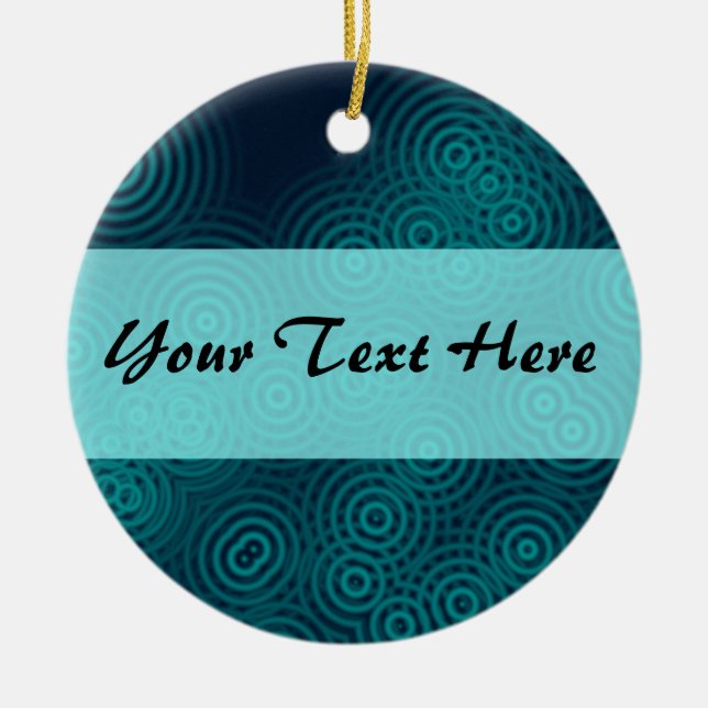 Center Band 04 Ceramic Ornament (Front)