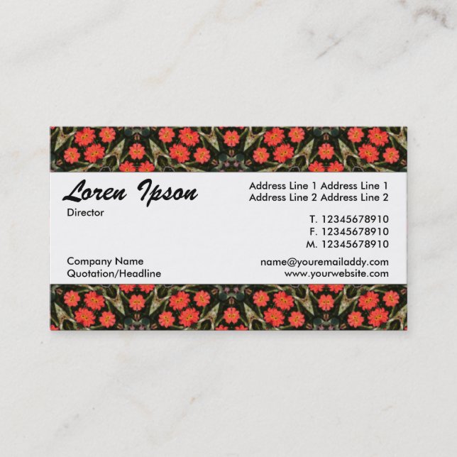 Center Band 055 Business Card (Front)