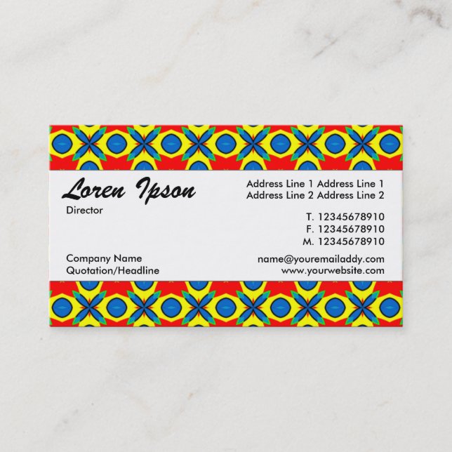 Center Band 056 Business Card (Front)
