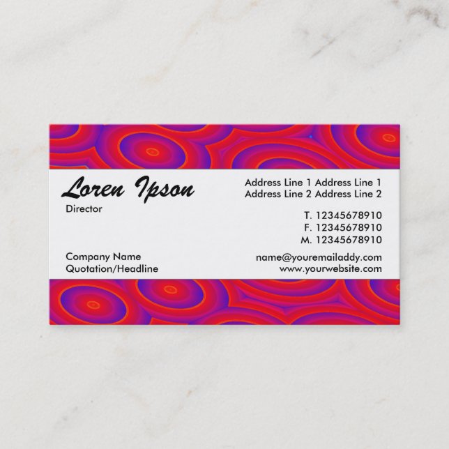 Center Band 05 - Resonate II Business Card (Front)