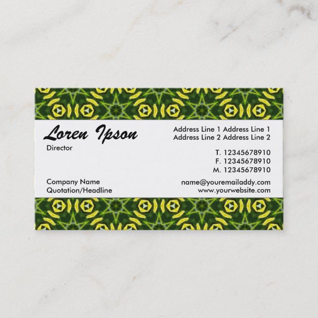 Center Band 063 Business Card (Front)
