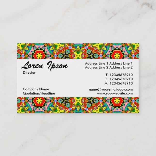 Center Band 064 Business Card (Front)