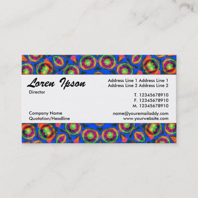 Center Band 066 Business Card (Front)
