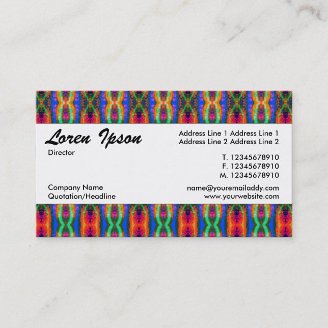 Center Band 067 Business Card (Front)