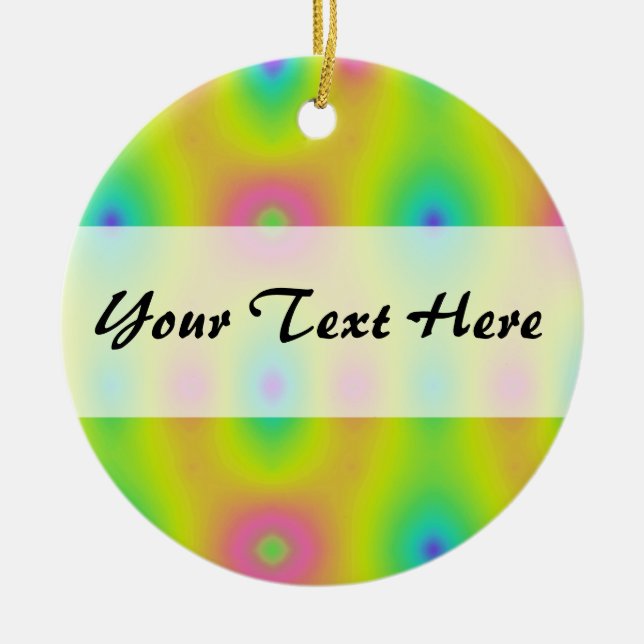 Center Band 06 Ceramic Ornament (Front)