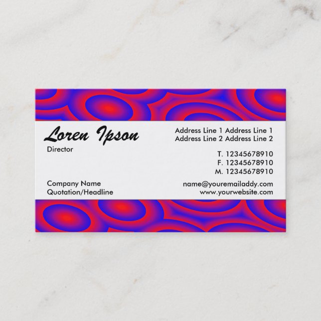 Center Band 06 - Resonate Business Card (Front)