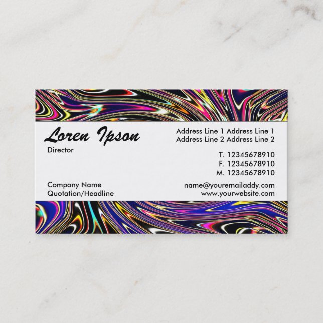 Center Band 07 - Resonate II Business Card (Front)