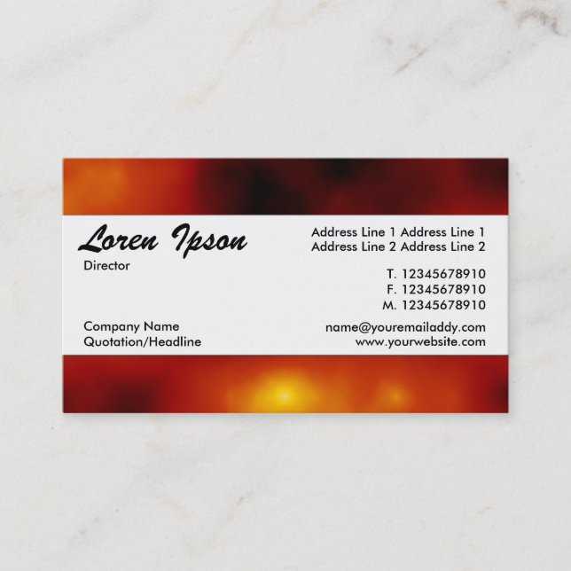 Center Band 083 Business Card (Front)