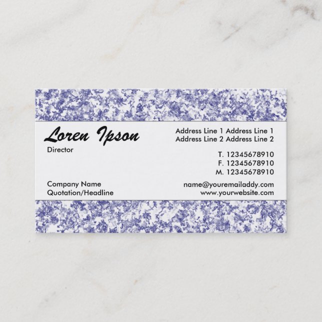 Center Band 089 Business Card (Front)